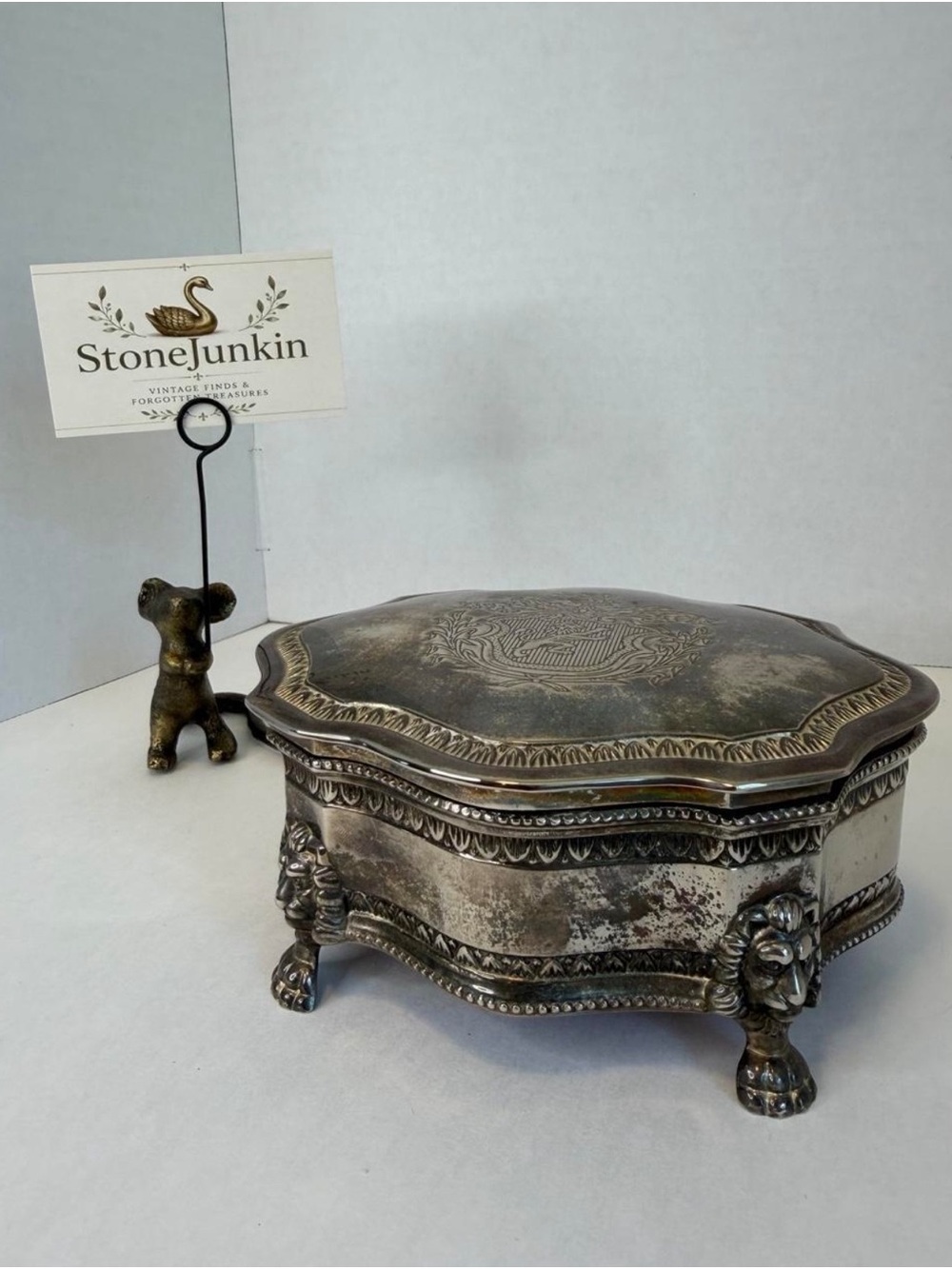 Vintage Sylver plate ornament